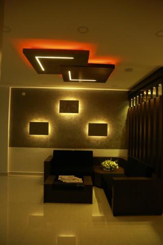 Zona de estar de Apsara Residency