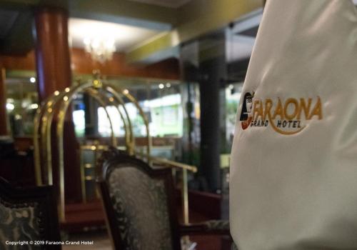 a group of seats on a bus at Faraona Grand Hotel in Lima