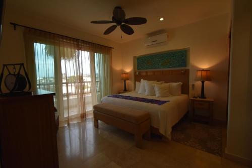 Condominio Panamáにあるベッド