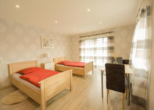 Χώρος καθιστικού στο Mainzimmer - Business Apartments