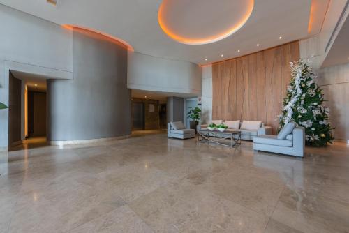 Ruang duduk di MURANO ELITE NEW OCEAN FRONT DUPLEx
