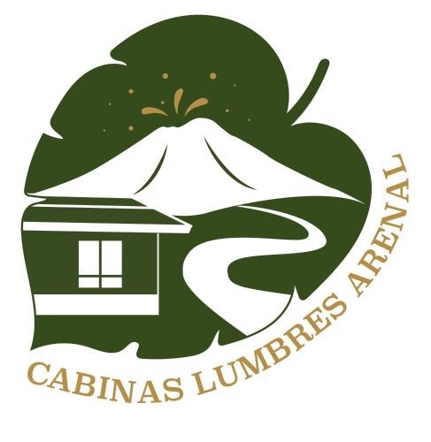 an illustration of a house with a mountain in the background at Lumbres Arenal in Fortuna
