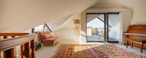 Postel nebo postele na pokoji v ubytování Casa de ensueño en el Castro de Vigo y céntrica by Prishomes