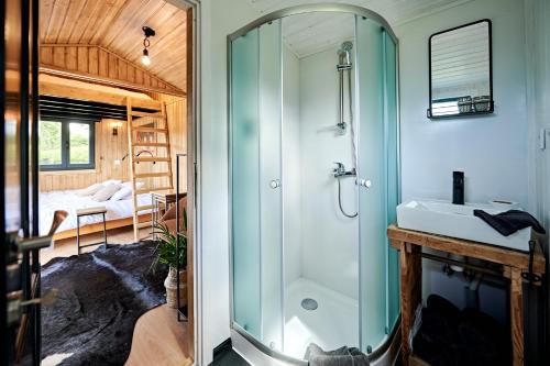 Koupelna v ubytování Joly Tiny House