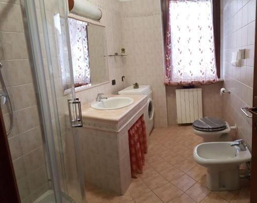 Ett badrum på Dalla Giò