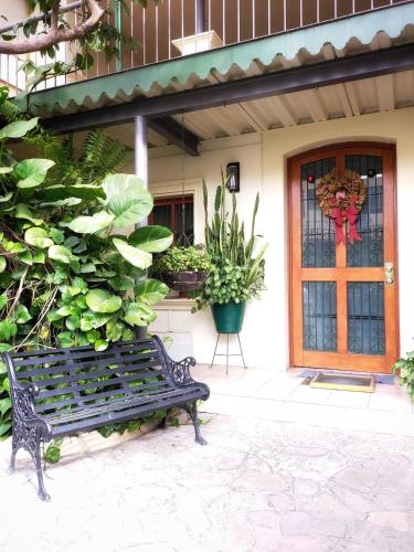 Jardín al aire libre en Posada de los Angeles