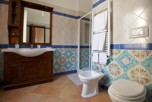 Koupelna v ubytování Divina House B&B