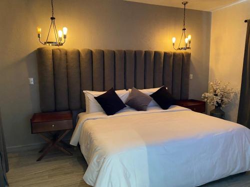 Suites Campestres Montebelloにあるベッド
