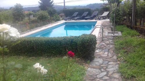 Villa con piscina en Pantòn Ribeira Sacra Galicia Ideal para ...