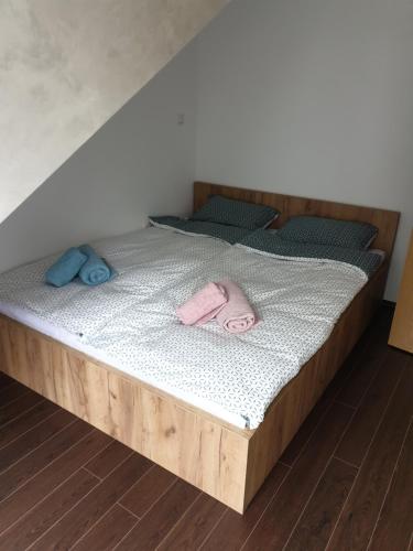 Postel nebo postele na pokoji v ubytování Apartman Lisica 24