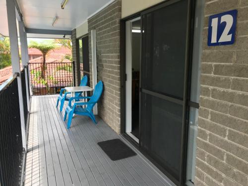 Balkón nebo terasa v ubytování Coffs Shearwater Motel