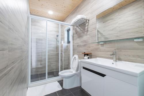 Koupelna v ubytování Sharp B&B