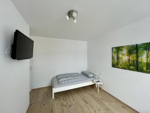Postel nebo postele na pokoji v ubytování Haus Steingrubenweg