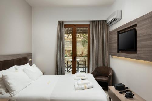 Letto o letti in una camera di Royal Sun