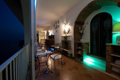 Χώρος καθιστικού στο Hotel La Ninfa