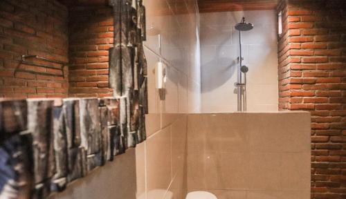 Koupelna v ubytování Lumbung Temu Homestay