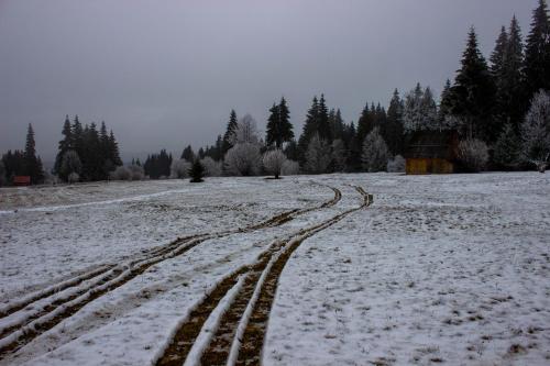 Bükkfői vendégház en invierno