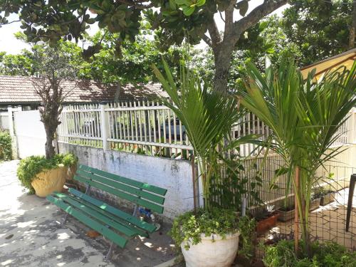Taman di luar Pousada Anturio