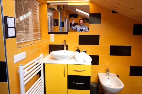 Kúpeľňa v ubytovaní Apartment Luam - Alpstay