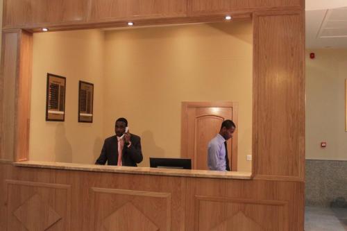 Hall ou réception de l'établissement Hotel Mauricenter Nouakchott