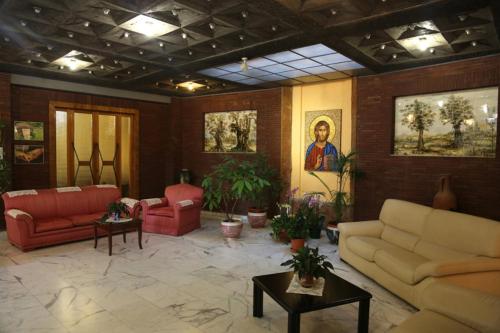Χώρος καθιστικού στο Casa Piccole Ancelle di Cristo Re