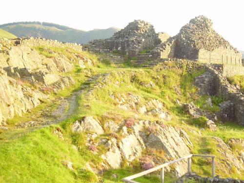 a view of the ruins of the incan city at The Dolgoch in Bryn-crug