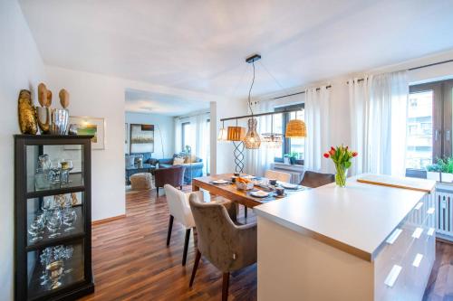 Area soggiorno di Ferienwohnung Koblenz Altstadt
