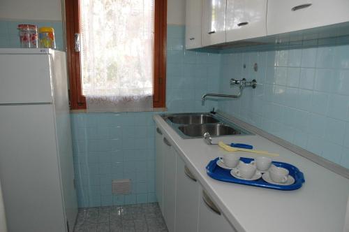 Η κουζίνα ή μικρή κουζίνα στο Villette Allodola