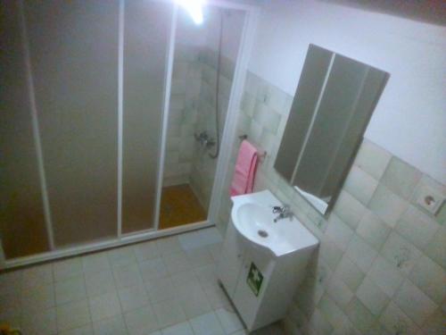 Koupelna v ubytování Casa d' Avós da Beirã