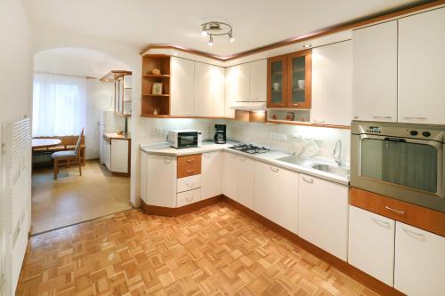 Kuhinja oz. manjša kuhinja v nastanitvi Apartma Vila Zigmund