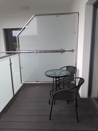 Balkoni atau teres di Apartament Perła Bałtyku
