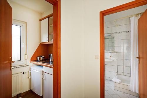 Dapur atau dapur kecil di Micador Appartementhaus