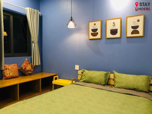 STAY hostel 2 - 350m from the ferryにあるベッド