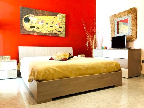 One bedroom appartement at Baia Verde 200 m away from the beach with balcony and wifi