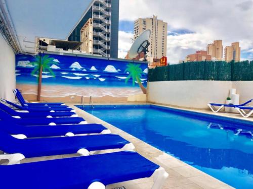 2 bedrooms appartement at Benidorm 350 m away from the beach ...