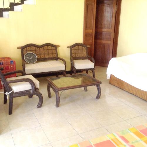 Гостиная зона в Elegant Apartment in Trou aux Biches / 125 m² / Mountain View