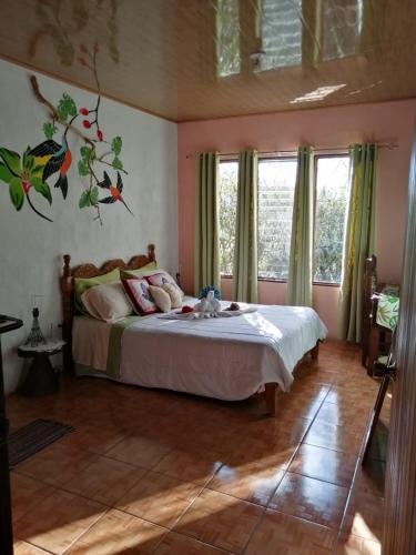 Llit o llits en una habitació de Casa Copalchi