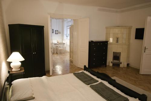 Кровать или кровати в номере Ister Guesthouse