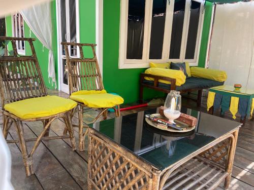 Posezení v ubytování Art Resort Goa