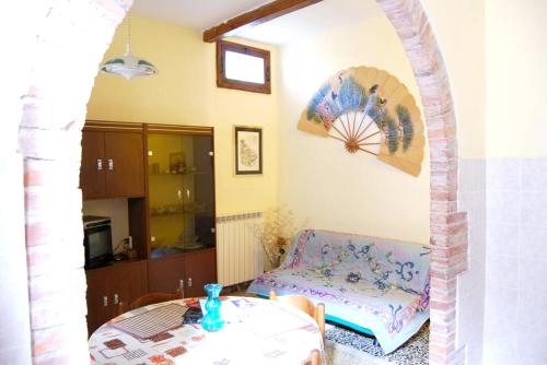 Posteľ alebo postele v izbe v ubytovaní Spacious Apartment in Massa Marittima with Shared Pool