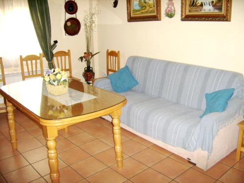 พื้นที่นั่งเล่นของ 3 bedrooms appartement with shared pool and enclosed garden at La Iruela