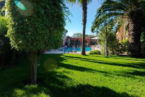 Zahrada ubytování Luxury Villa Souss Massa + Pool