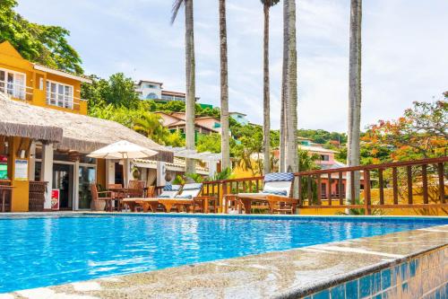 Bazén v ubytování Bahiamarela Boutique Hotel & SPA nebo v jeho okolí