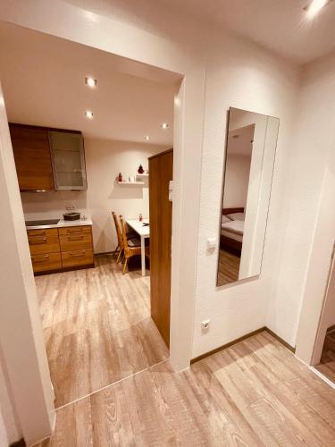 Η κουζίνα ή μικρή κουζίνα στο City Apartment Ochtrup - NETFLIX - WALLBOX