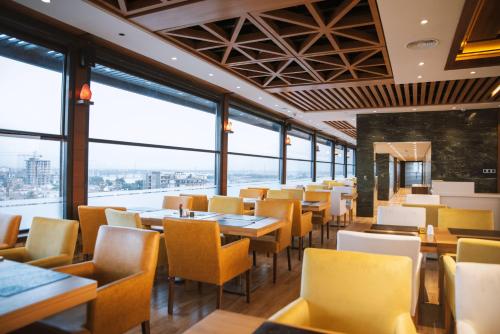 Χώρος καθιστικού στο Bilitom Hotel