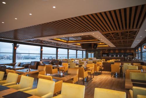 Χώρος καθιστικού στο Bilitom Hotel