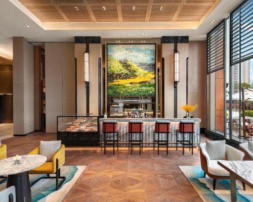 Zona de estar de Shangri-La Putian Onsen Resort Hotel