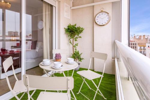 Balkón nebo terasa v ubytování Genteel Home San Pablo