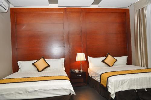 Cama o camas de una habitación en Monte Carlo Hotel Hai Phong