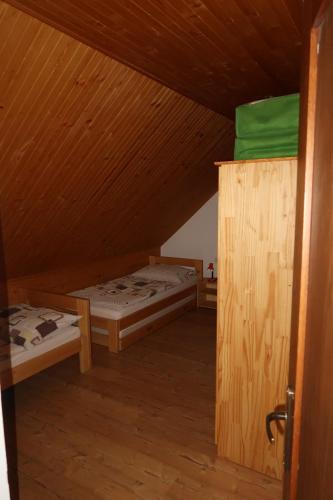 Postel nebo postele na pokoji v ubytování Chalupa Pupov